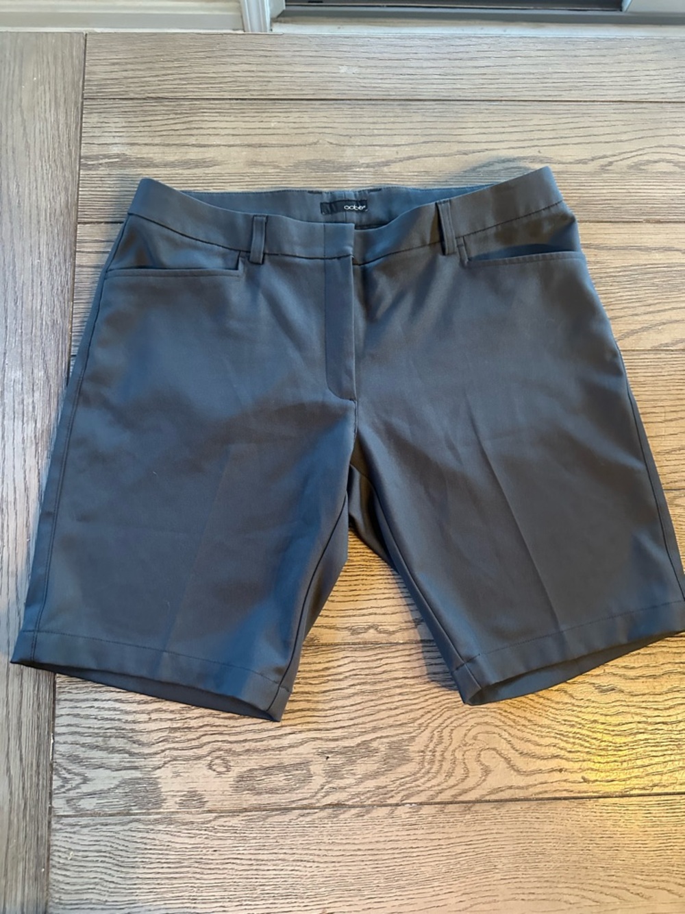 Oobe Charcoal Tailored Bermuda Shorts - Polished Everyday Wear